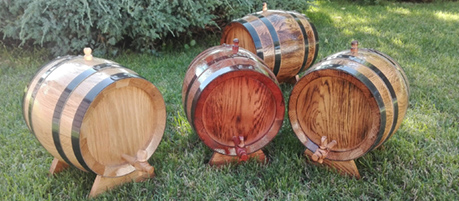 Small oak barrel